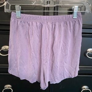 Purple shorts